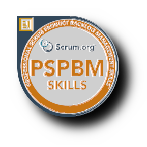 Badge Scrum Product Backlog Management Skills