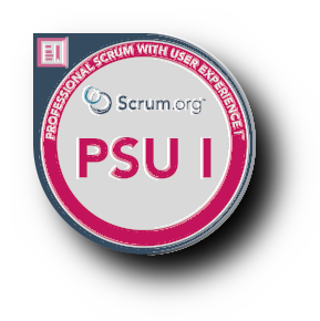 Badge Professional Scrum with User Experience